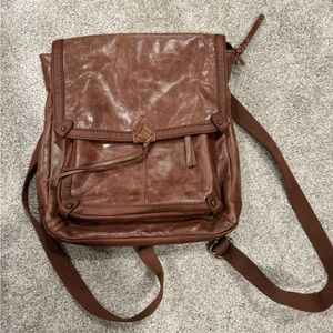 The Sak Ventura 2 Brown Leather Convertible Backpack